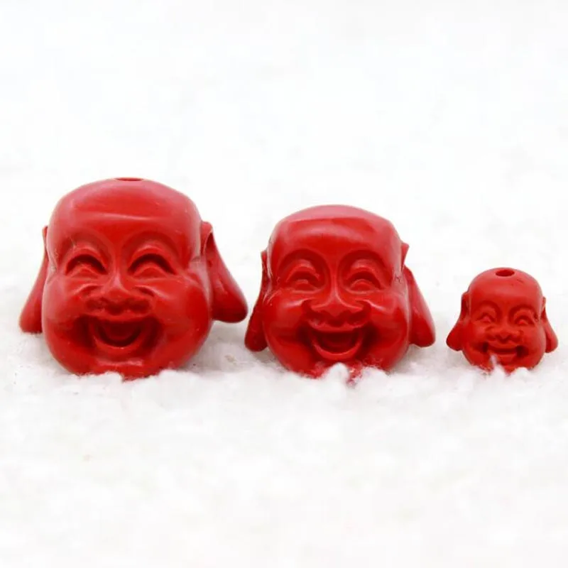 10 шт./лот резная Лаковая посуда буддистская голова Будды ярко-красная резная натуральная бусина Будды с благословениями Cinnabar Сделай Сам ювелирное ремесло 10 шт./лот резная Лаковая посуда буддистская голова Будды ярко-красная резная натуральная бусина Будды с благословениями Cinnabar Сделай Сам ювелирное ремесло