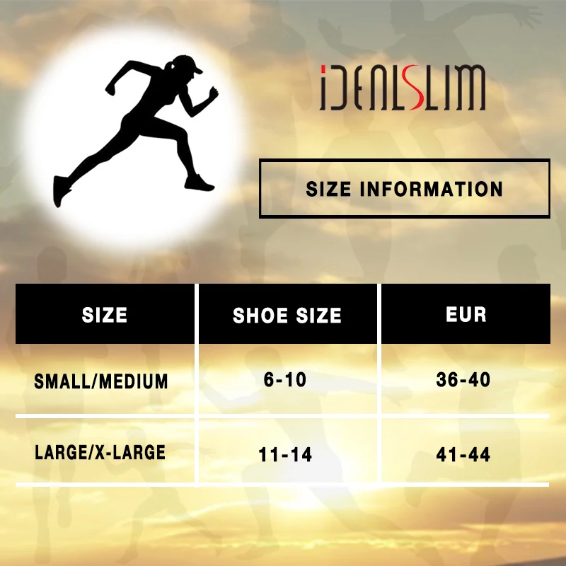 IDEALSLIM/3 пары носков компрессионные варикозы облегчение боли в ногах гольфы |