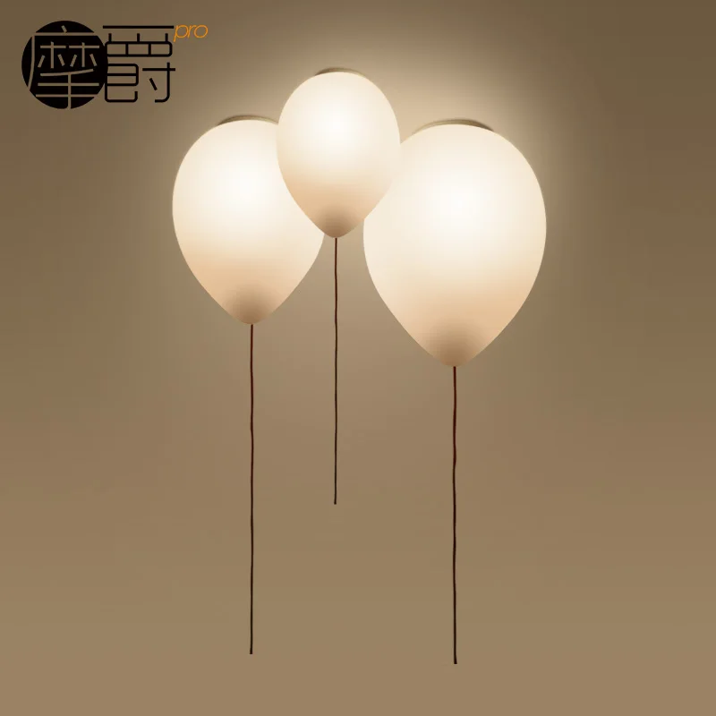 Современный модный потолочный светильник с воздушными шарами яркий для детской