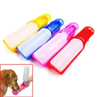 1 pc travel dog water bottle feeder outdoor portable foldable dog cat drinking water bowl pet puppy chihuahua pug bottles feeder