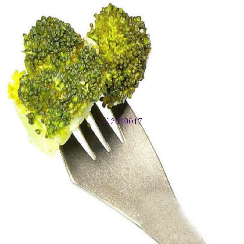 Вилка ложка spork 3 в 1 столовая посуда из нержавеющей стали столовые приборы комбо