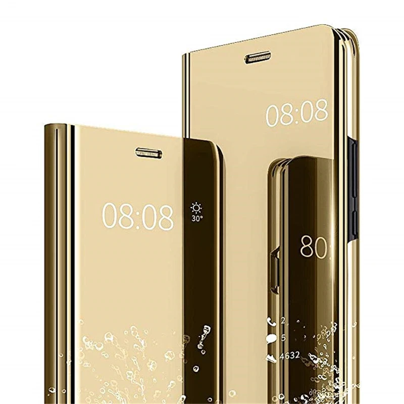 Роскошное умное зеркало флип чехол для спортивной камеры Xiao mi Red mi 7 4X5 плюс 6A S2 Go Galaxy Note 7 3 4X5 5A 6 Pro mi 9 A1 A2 6 8 SE Lite F1 Funda