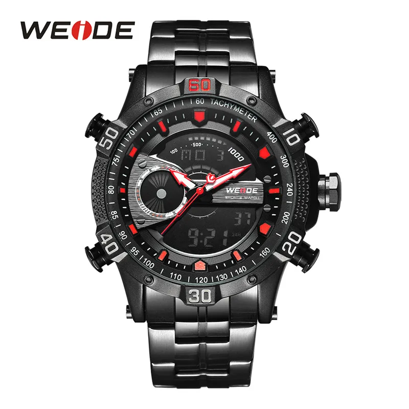 WH6902B-2C WEIDE мужские спортивные деловые цифровые часы с хронографом, лучший бренд, Роскошные мужские часы, модный кварцевый силиконовый ремешок, наручные часы - Цвет: WH6902B-2C