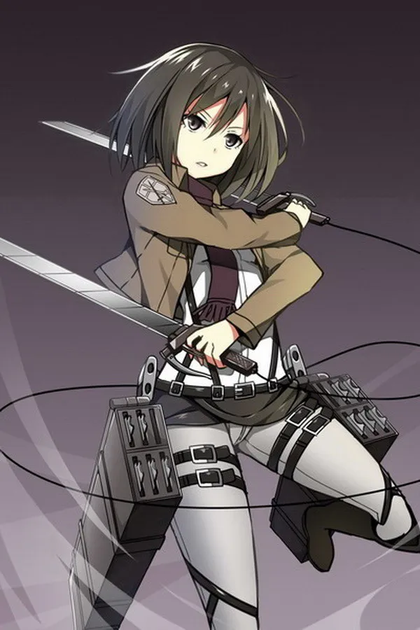 

Home Decoration Attack On Titan Anime Mikasa 90*60CM Wall Scroll Poster #37448