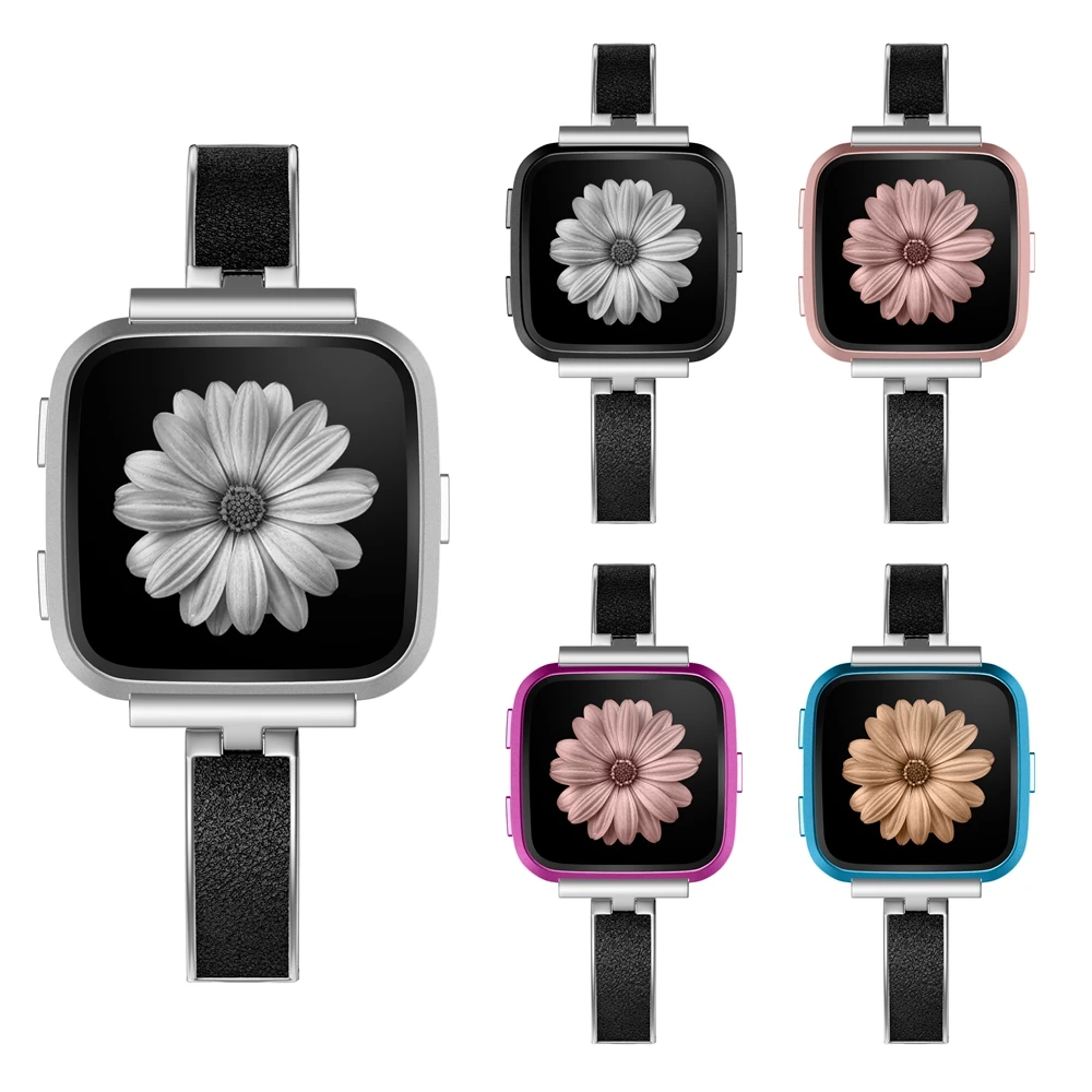 Металлический браслет из нержавеющей стали, ремешок для Fitbit Versa, женский тонкий ремешок, сменные браслеты для Versa Lite, специальное издание