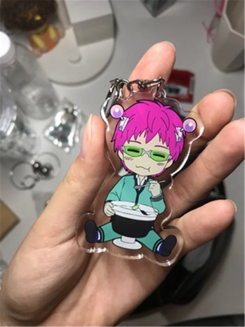 Аниме мультфильм Saiki Kusuo no Nan Kaitou Syun акриловый брелок для ключей подарок Хэллоуина