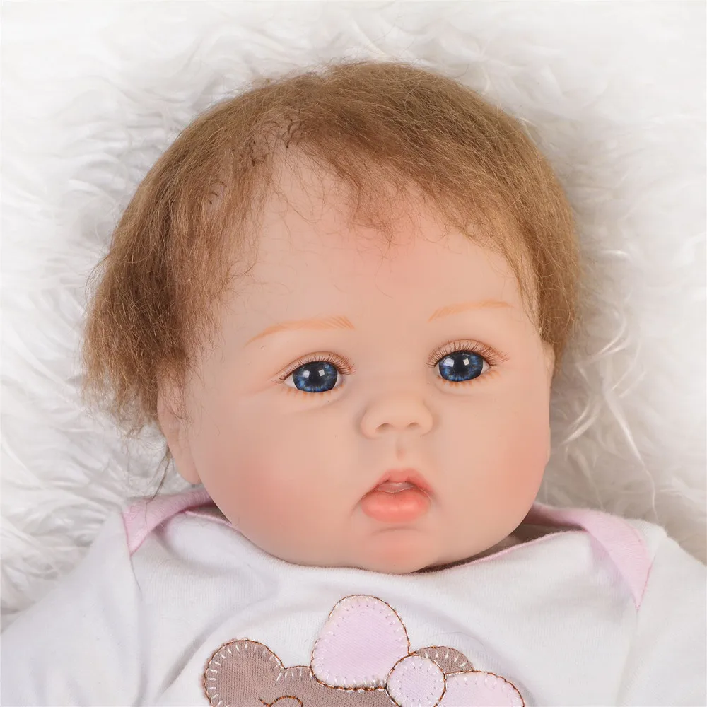 Силиконовые виниловые куклы reborn girl 1" 43 см bebes reborn menina bonecas новорожденный малыш живая кукла подарок для ребенка