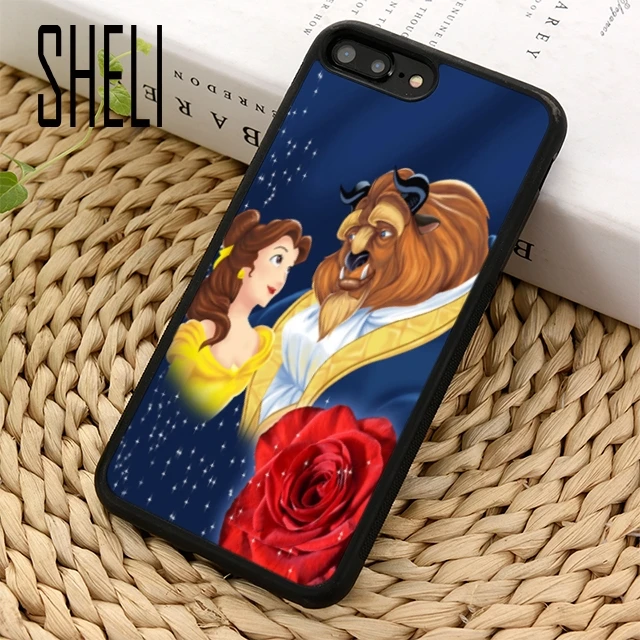 SHELI Beauty And The Beast Rose чехол для телефона iPhone 5 6 6s 7 8 plus 11 pro X XR XS max Samsung S7 edge S8 S9 S10 |