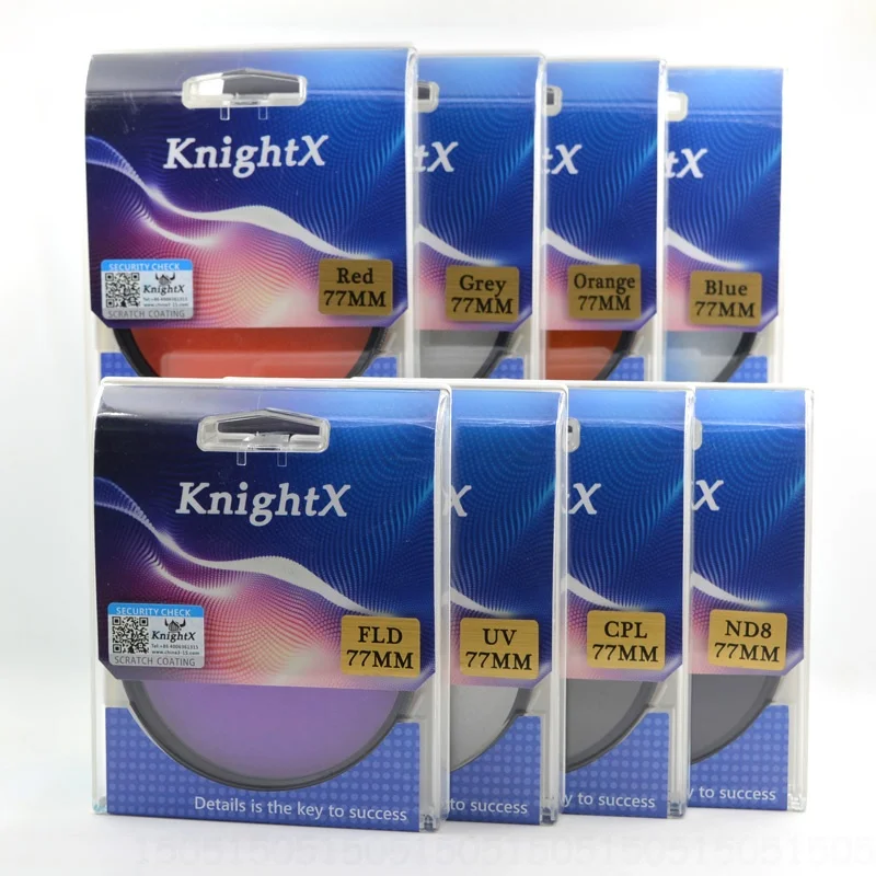 Цветной фильтр для объектива KnightX FLD UV CPL MC Star nd камеры Sony Nikon Canon 700D 100D d3300 DSLR 52 мм 58 67