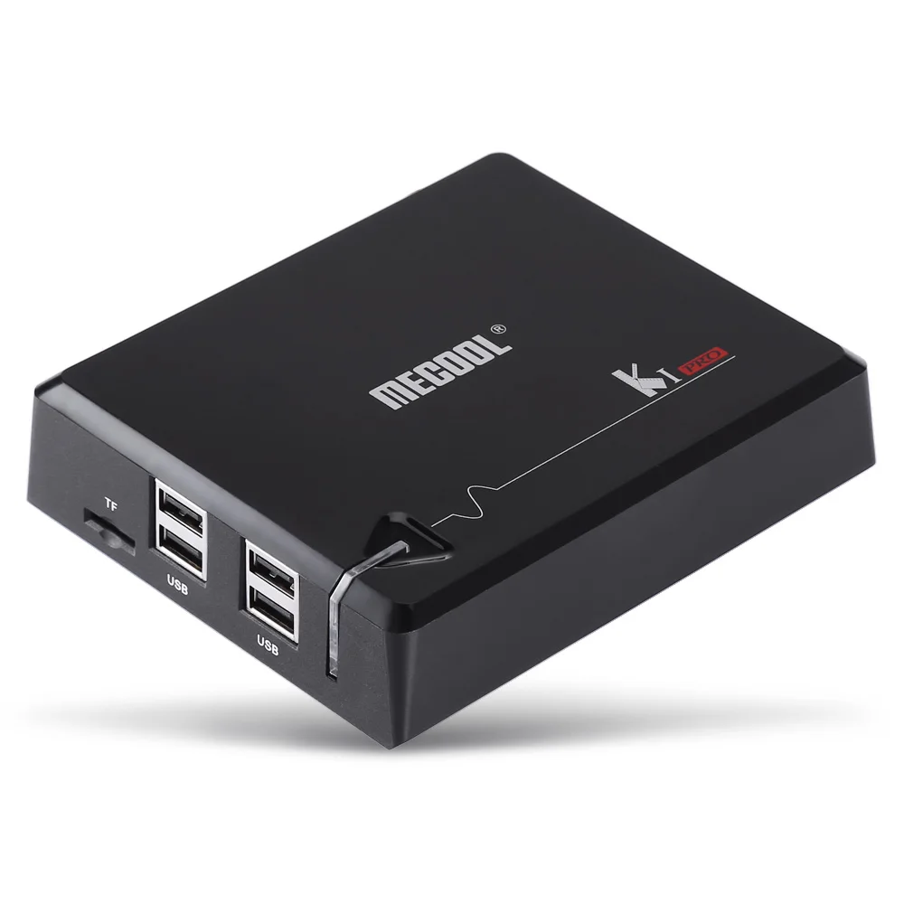 Mecool KI PRO Android 7,1 ТВ Box Amlogic S905D 4 ядра 64 бит DVB-T2 DVB-S2 DVB-C 2 Гб DDR4 16 Гб Встроенная память Смарт set top tv Box
