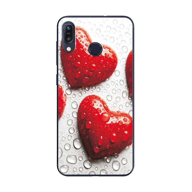 W60 Милый модный чехол для телефона Asus Zenfone ZB555KL, задняя крышка с изображением животных, сердечек для ZenfoneMax M1 ZB 555 KL, чехол-бампер - Цвет: W60