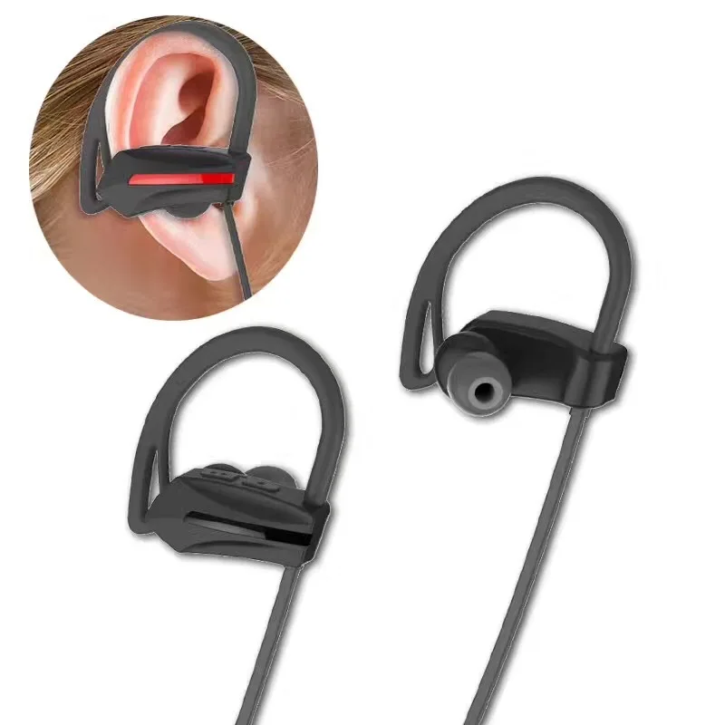 Bluetooth наушники IPX7 водонепроницаемые беспроводные спортивные басы bluetooth микрофон