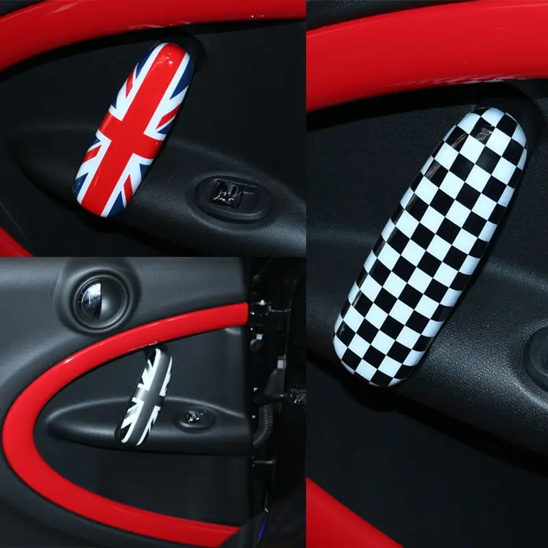 

2PCS For MINI Cooper R60 R61 Countryman Interior Door Handle Knob Interior Protection Cover Car Auto Accesssories Car Styling