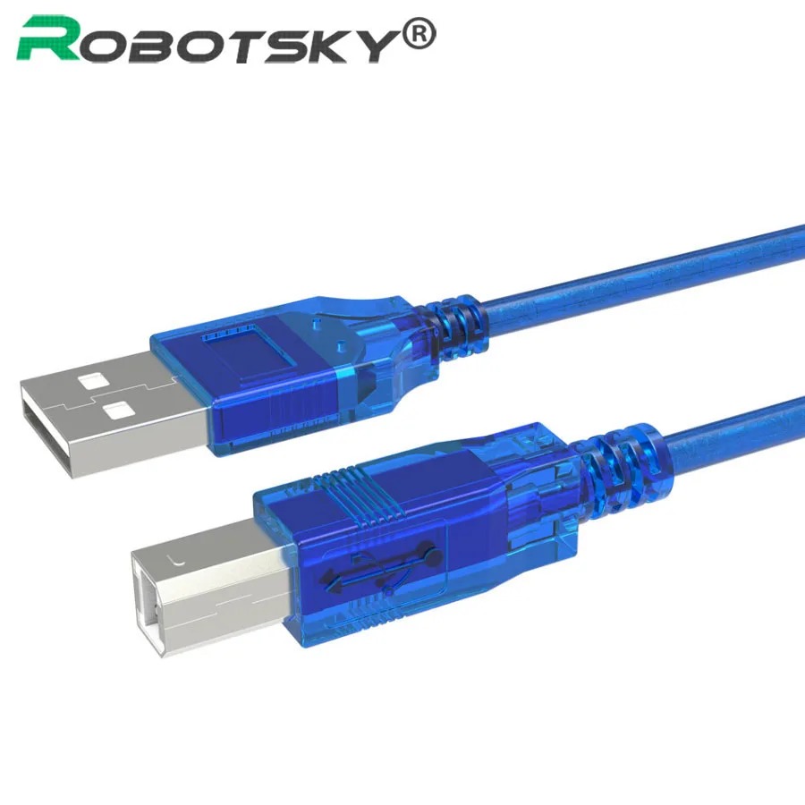 Высокоскоростной Кабель для принтера 0 3 м 5 1 8 10 USB 2 кабель типа А папа в сканер
