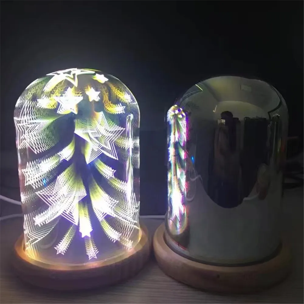 C Светодиодный светильник с зарядкой от usb, с красочными 3D волшебными звездами, игрушка, креативный подарок на день рождения, светильник, подарок для подруги# дропшиппинг - Цвет: C