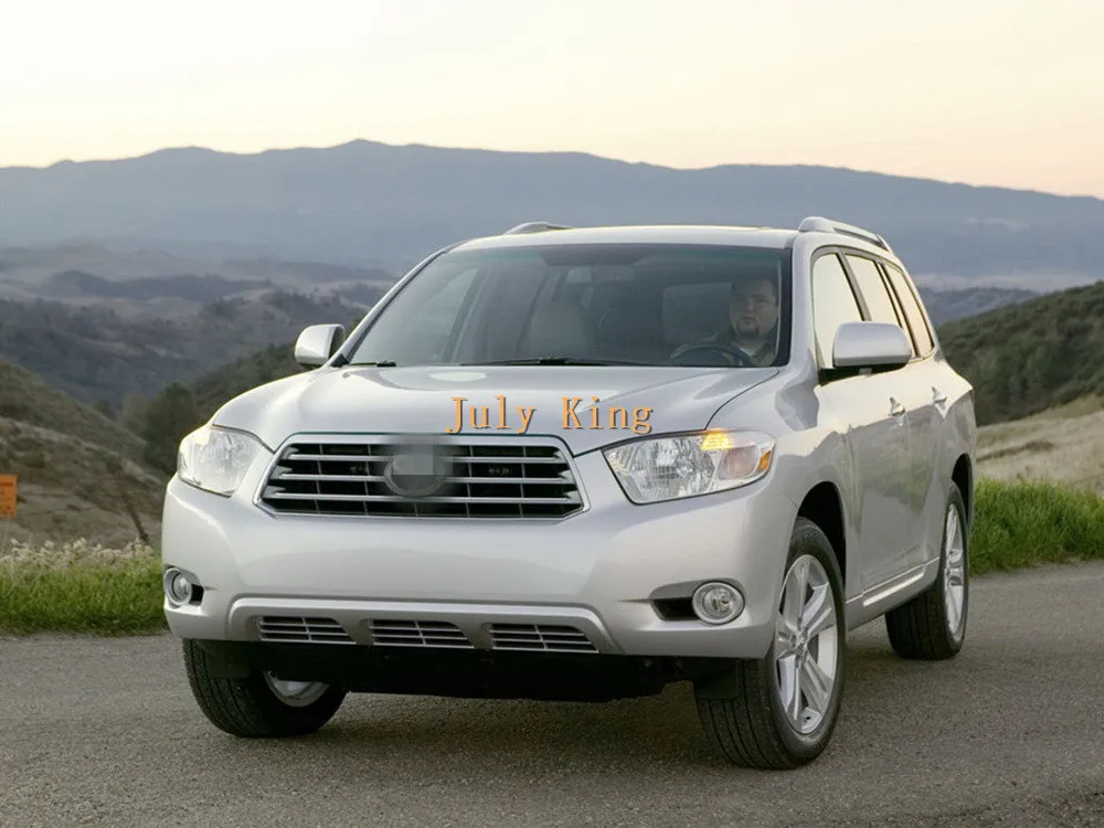 July King Автомобильный светодиодный стоп-сигнал+ ночной DRL чехол для Toyota Highlander Fortuner Sequoia и mitsubiithi ASX Outlander Sport и т. д