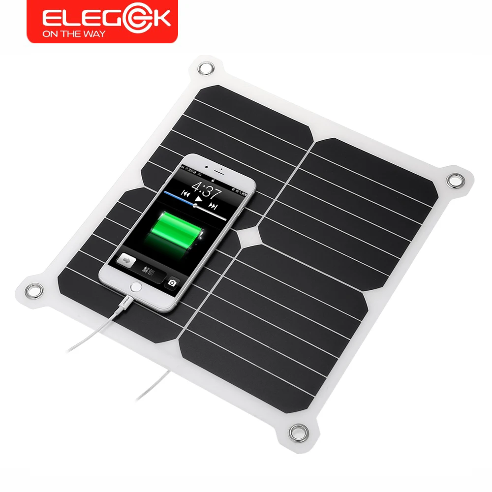 Elegeek 5 В 13 Вт Портативный складной Панели солнечные Зарядное устройство солнечная