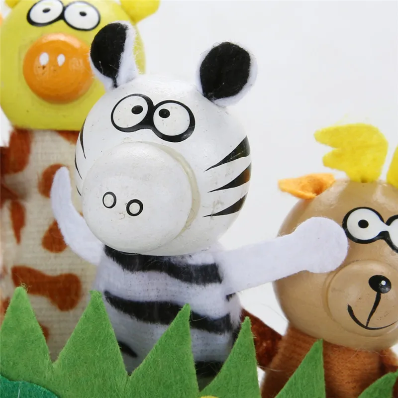 Детские плюшевые игрушки на пальцах животных детские перчатки Обучающие куклы |