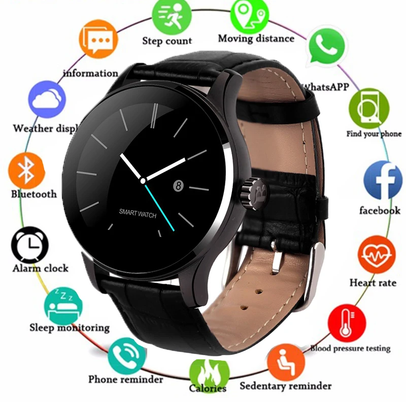 K88H Смарт часы водонепроницаемые Bluetooth умные отслеживание сердечного ритма