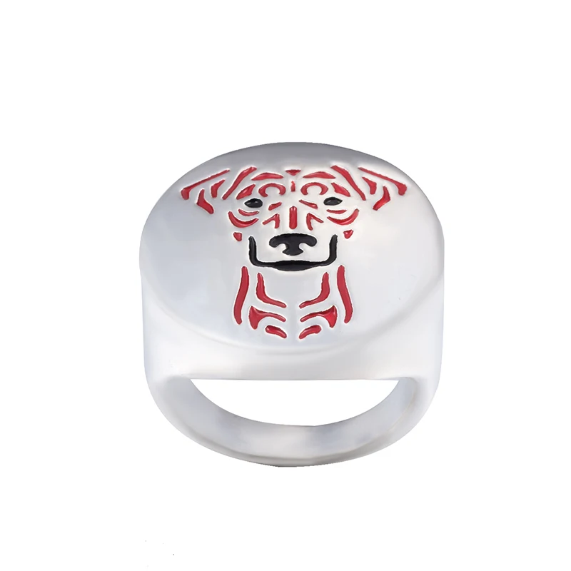 German Pinscher ring with color selection enamel lovers and owners-unisex | Украшения и аксессуары