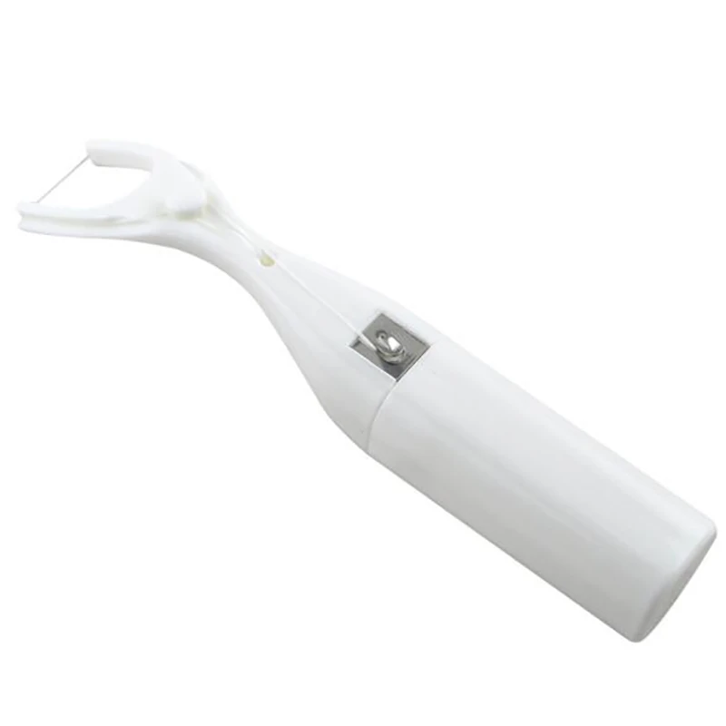 

Hot Sale 1 X Dental Oral Care Interdental Brush Floss Holder 50 Meter Flosses CA