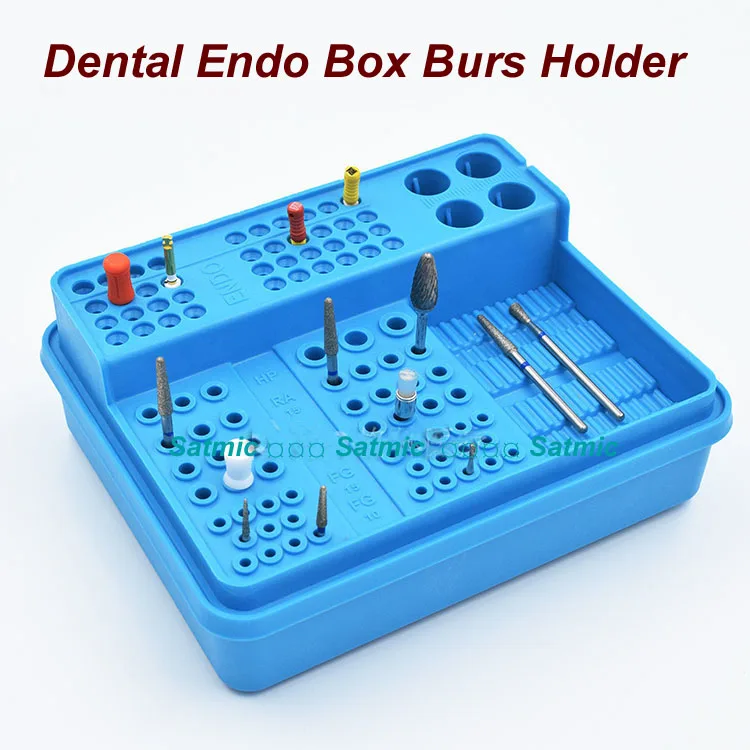 Стоматологическая эндоскопическая коробка FG RA HP Burs держатель автоклавная