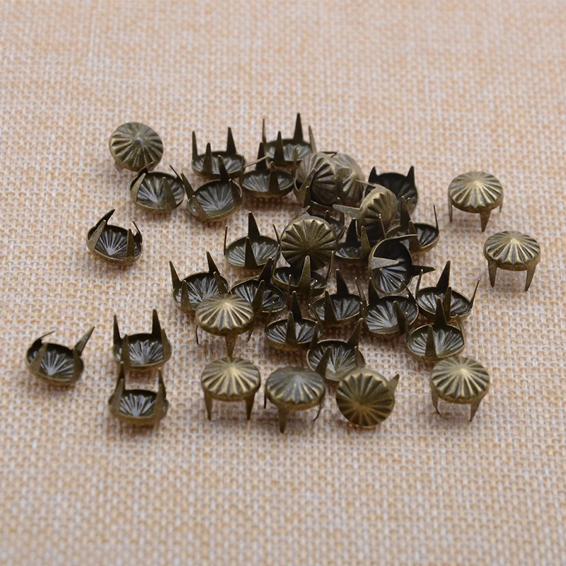 Antique Bronze Cone Metal Studs Spots Nailheads Spikes 8mm