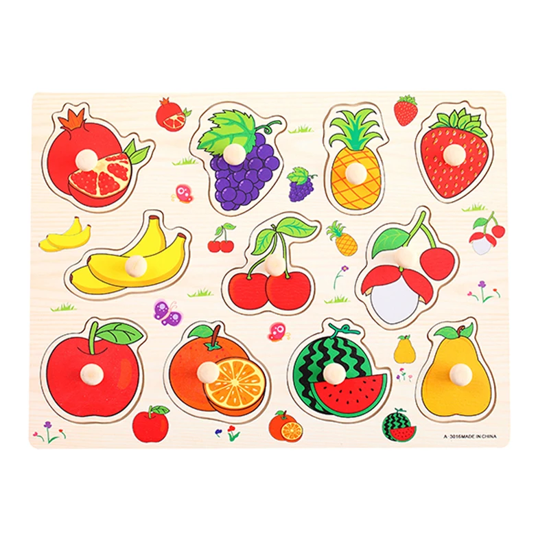 Детские игрушки Монтессори деревянная головоломка/ручная доска набор обучающая