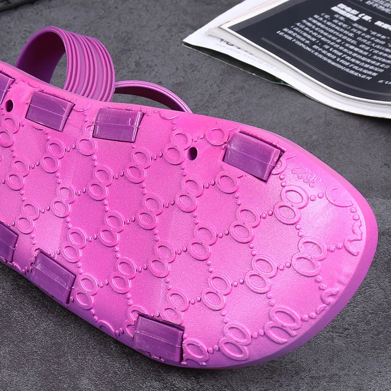Женские сандалии на плоской подошве Scarpe Donna эластичные пляжные повседневные