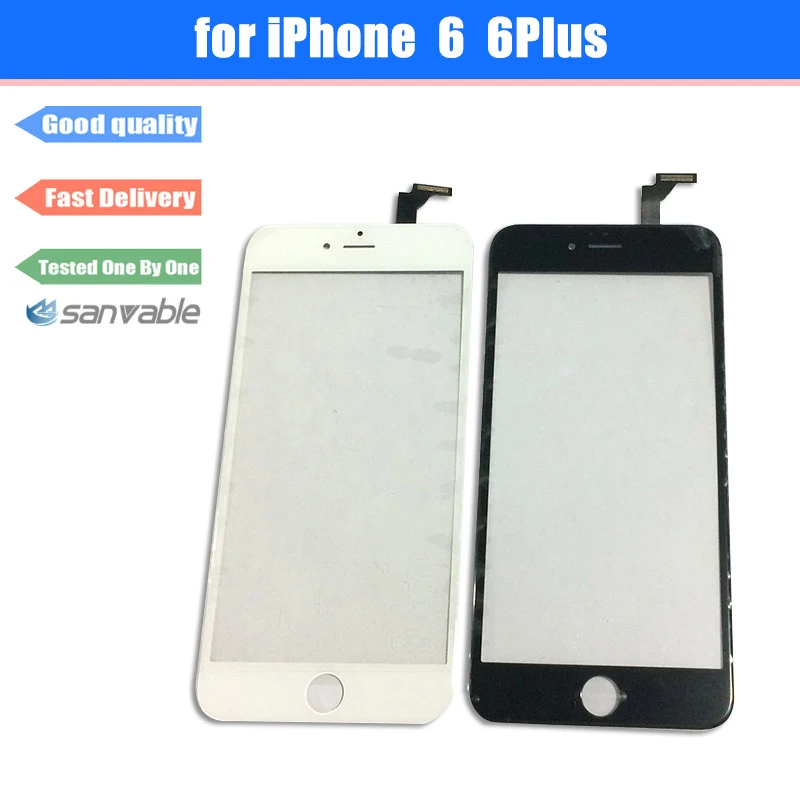 Для iPhone 6G 6 Plus сенсорный экран передняя стеклянная линза сенсорная панель