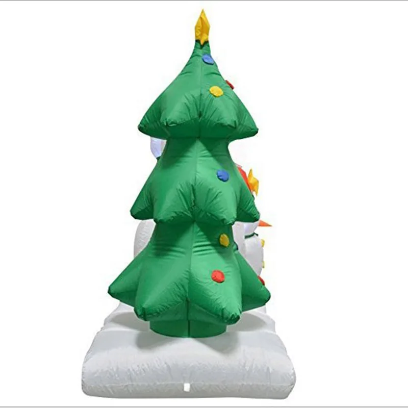 1.8m Tall Inflatable Christmas Tree Santa Claus Decor X'mas Outdoor Snowman Family Decorations Ornaments Cute Xmas for New Year |