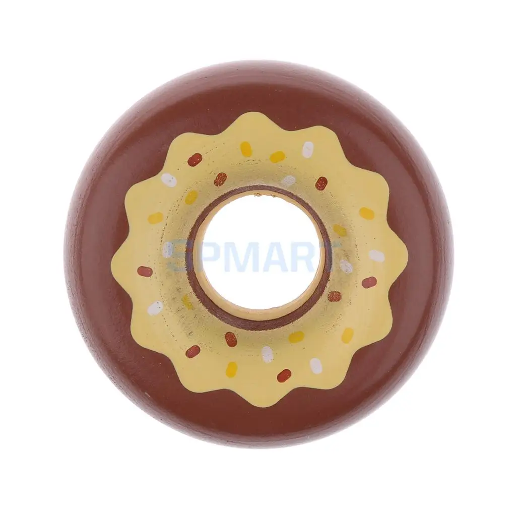 Деревянная Магнитная клубника/шоколадная пончик претендуют кухня еда резка