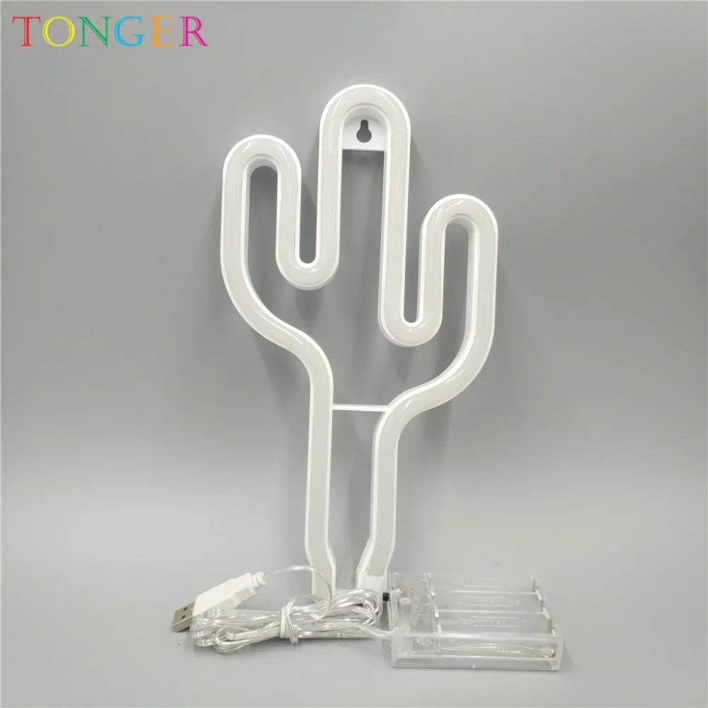 TONGER светильник для вечеринки ночное украшение светодиодный в форме зеленого