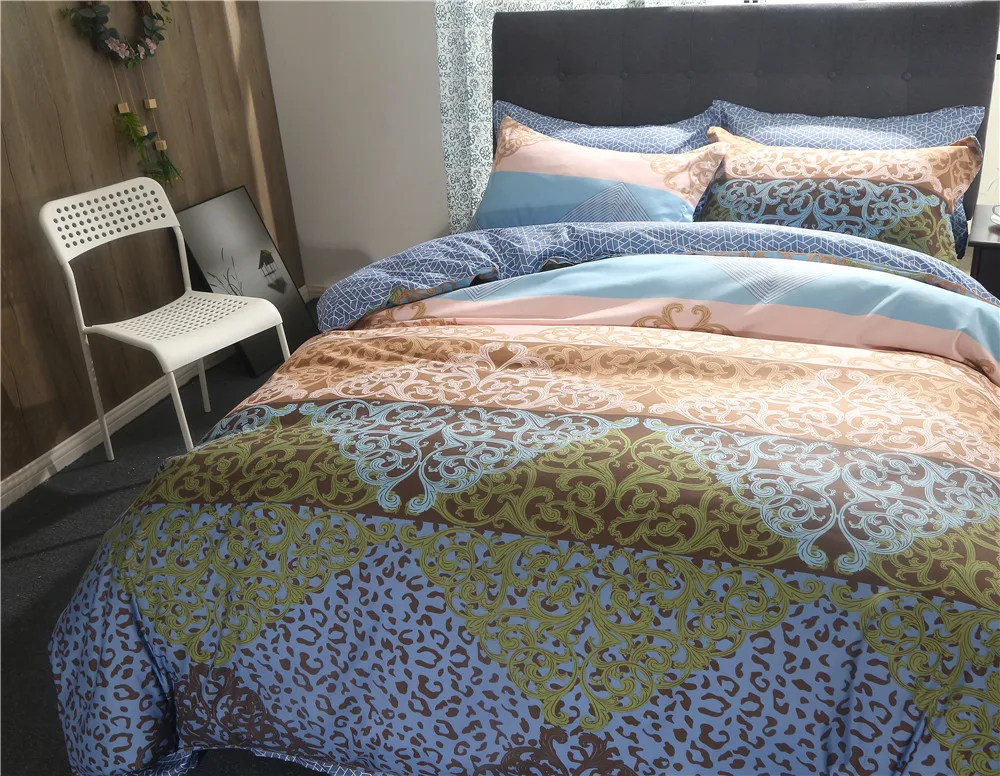 3/4 шт. роскошный индийский богемный Постельное белье Мандала близнец полный Queen