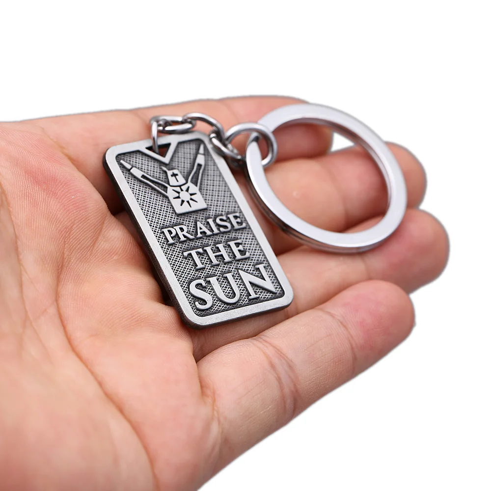 Брелок для ключей мужчин и женщин с изображением темных душ похвала солнце