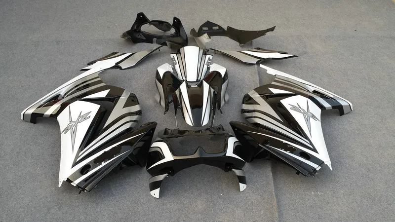 Набор обтекателей под заказ для KAWASAKI Ninja ZX250R 08 09 10 11 12 ZX 250R EX250 2008 2012 белый