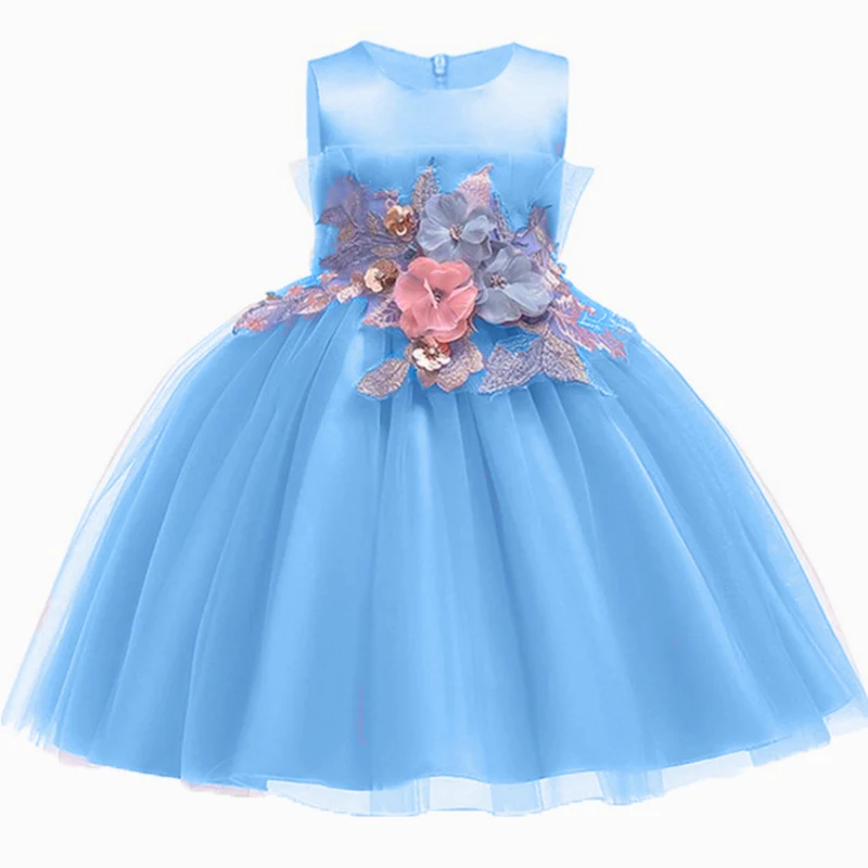 Kids Dresses for Girls Christmas Dress New Years Princess Ball Gown Flower Wedding Party Baby Girl Pageant Clothes | Детская одежда и