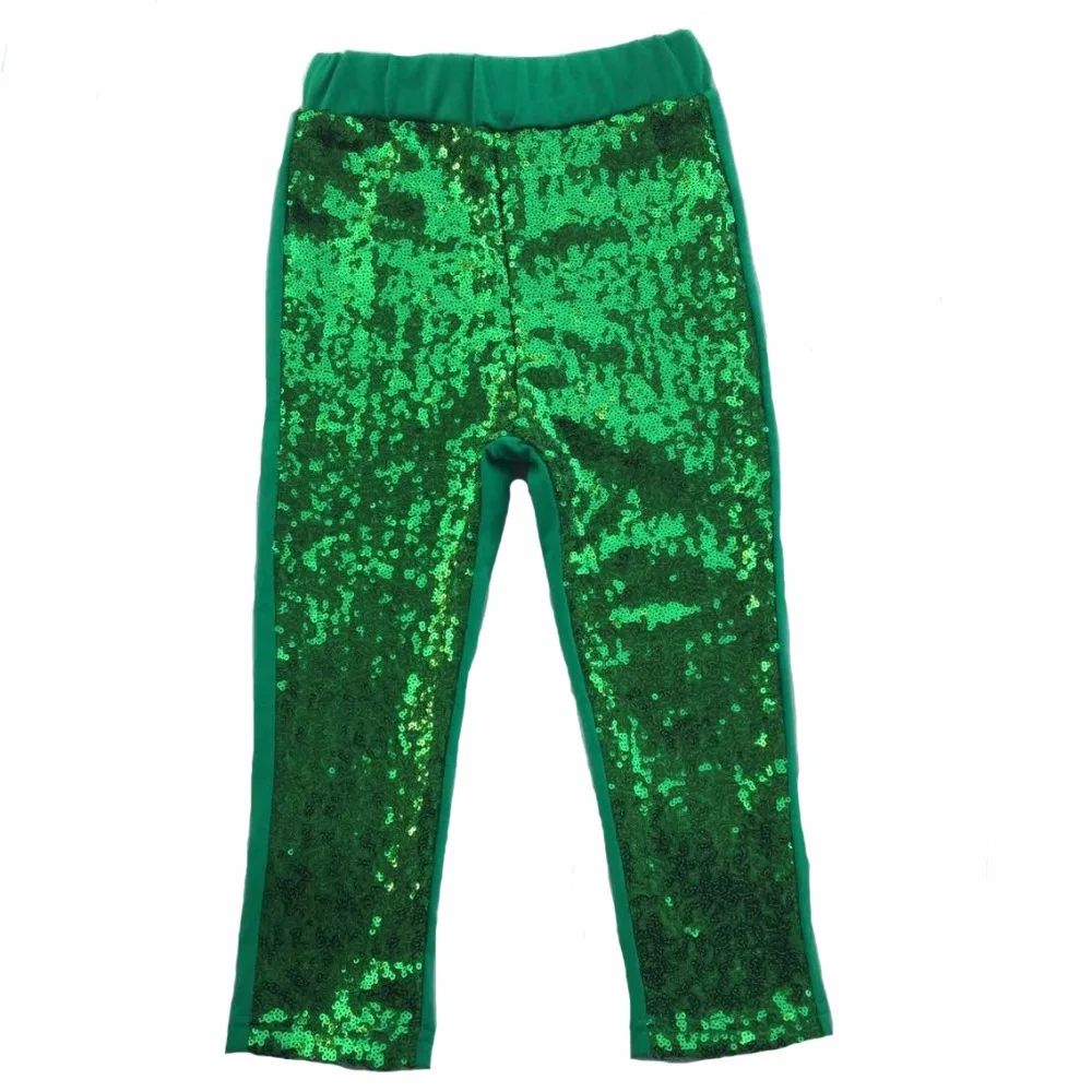 Золотые леггинсы для детей Штаны с золотистыми блестками девочек Штанишки