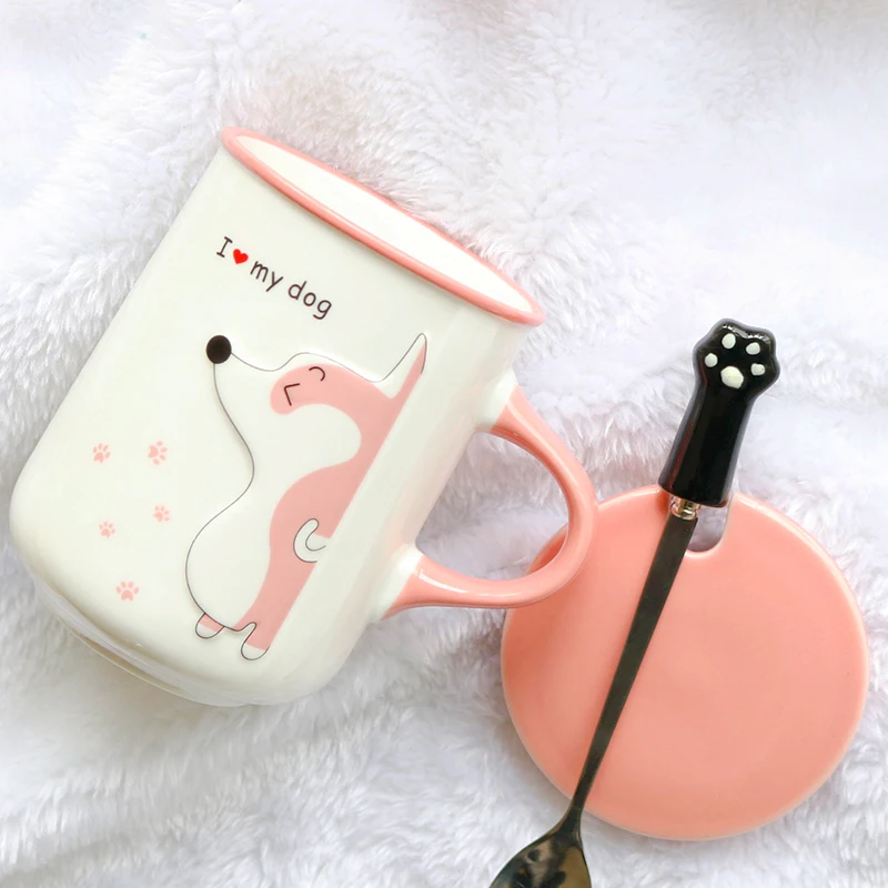 Хит! Милые 3D керамические кружки с лисой фарфоровая чашка рисунком чашки для дома