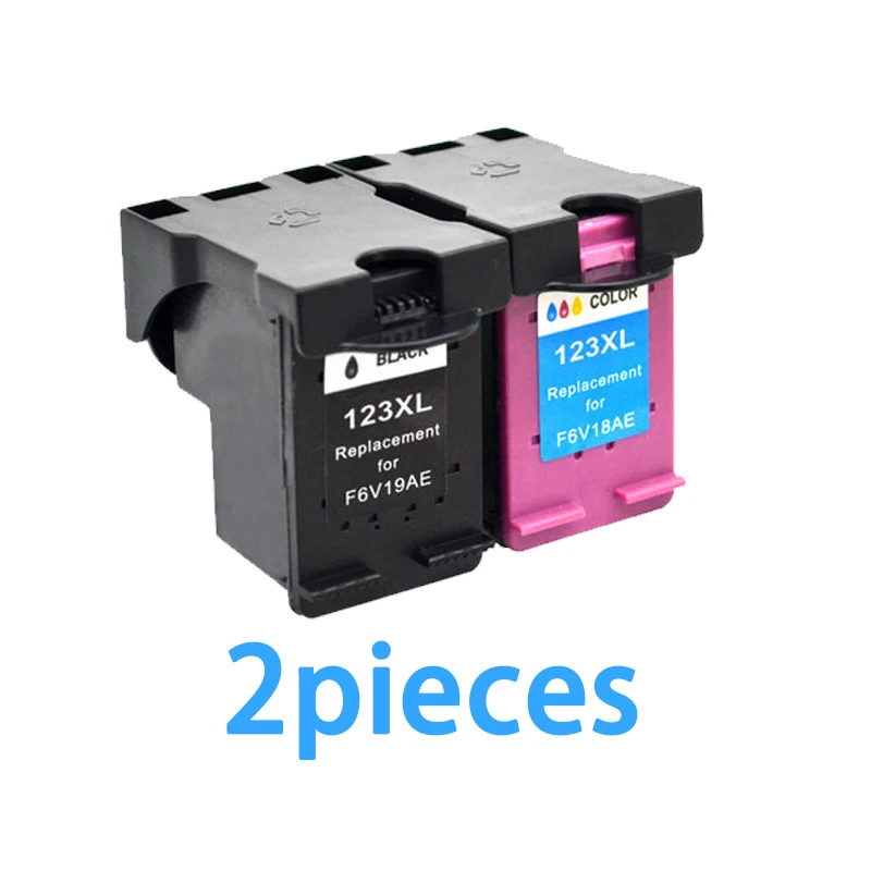 Картридж для принтера HP123 HP123xl Deskjet 2130 2132 3630 3632 1110 1111 1112 2 шт.|Чернильные картриджи| |