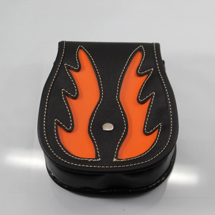 Универсальная сумка на седло для мотоцикла из искусственной кожи вместительная