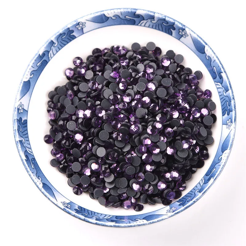 1000 брутто SS6 Кристальные AB/Прозрачные Разноцветные DMC стразы горячей фиксации