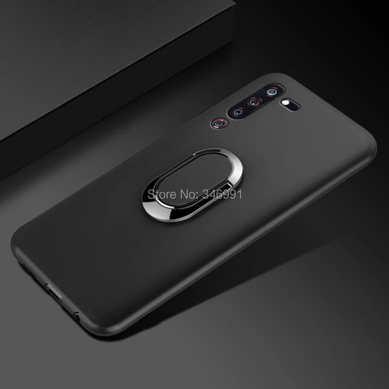 Z6 PRO Funda для lenovo Z6 Pro чехол Роскошный 6,39 дюймов мягкий черный силиконовый магнитный автомобильный держатель кольцом для lenovo Z6 Pro крышка