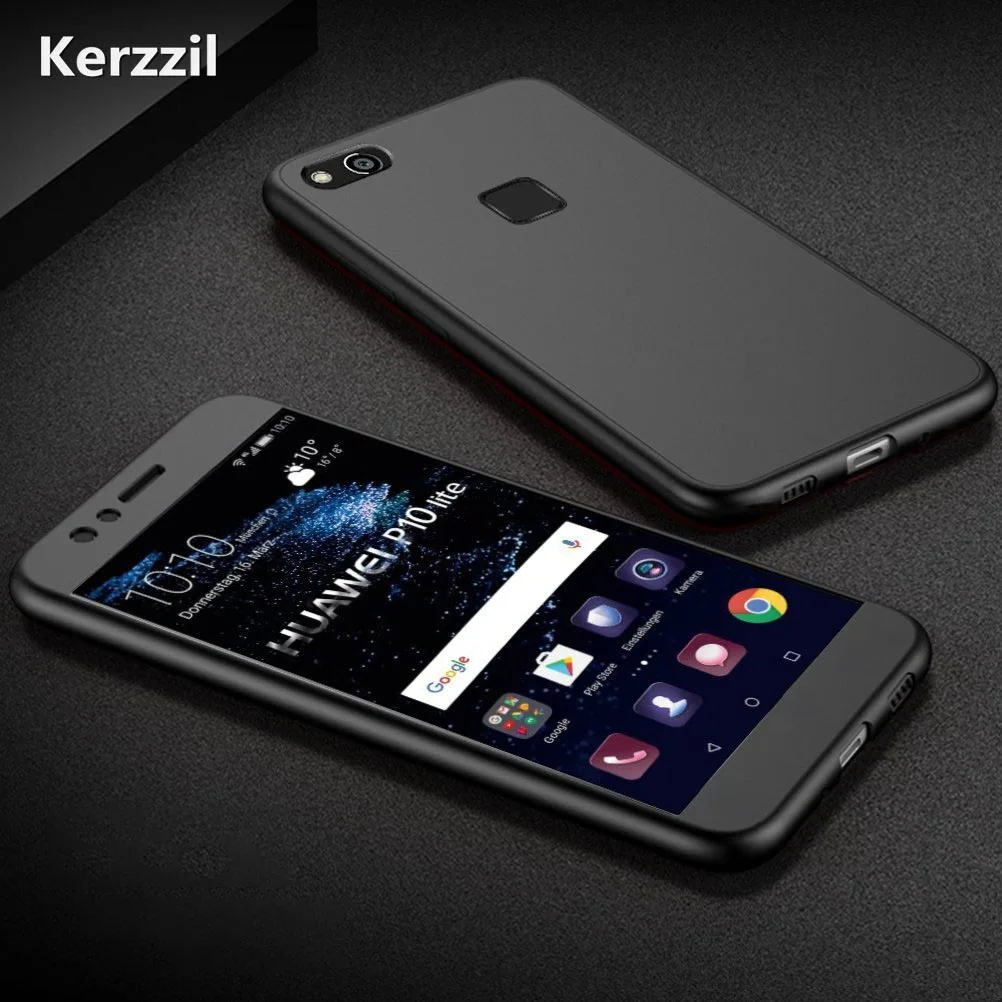 360 Full Protect Phone Case For Huawei P20 P8 P9 Mate 10 lite P Smart Y9 2018 Soft TPU Back On Honor 7C 7A Pro Coque Cover |