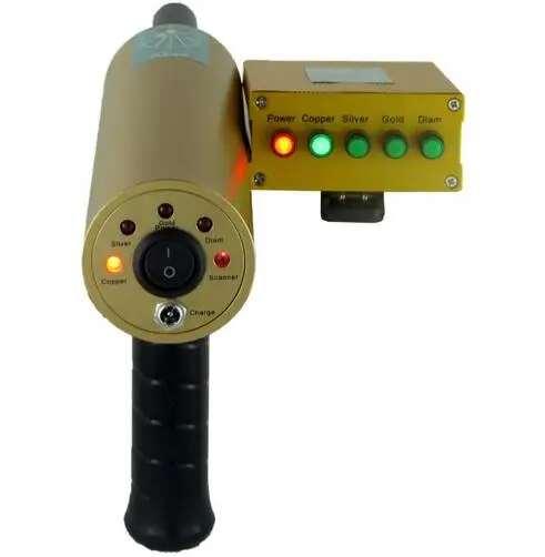 Новейший обновленный объемный металлоискатель с большим радиусом действия медь