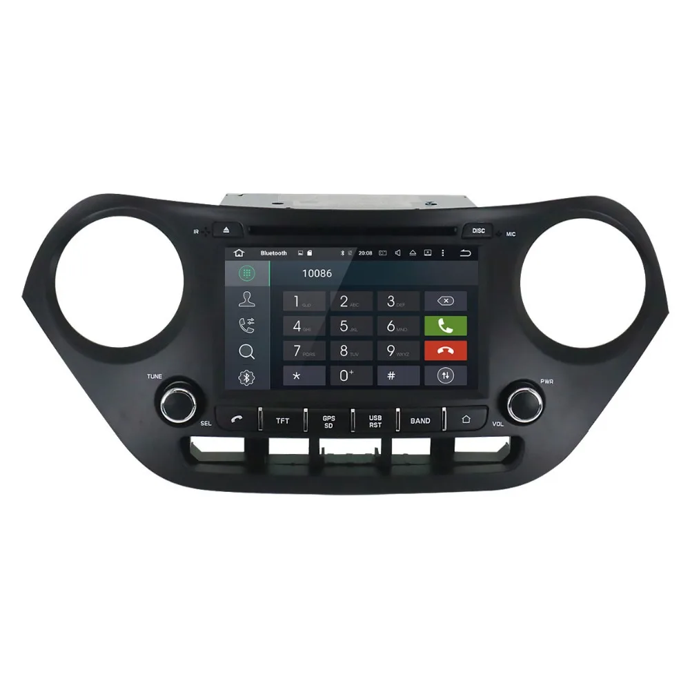 Автомобильное радио DVD плеер gps навигатор Android 8 0 7 1 для hyundai I10 I 10 2013 2018 левый и