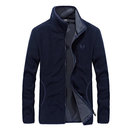 dark blue UNCO& BOROR Повседневная тактическая ветровка мужская Весенняя флисовая мягкая оболочка летная пилот пальто толстовка военная куртка размера плюс L~ 7XL 8XL - Цвет: dark blue