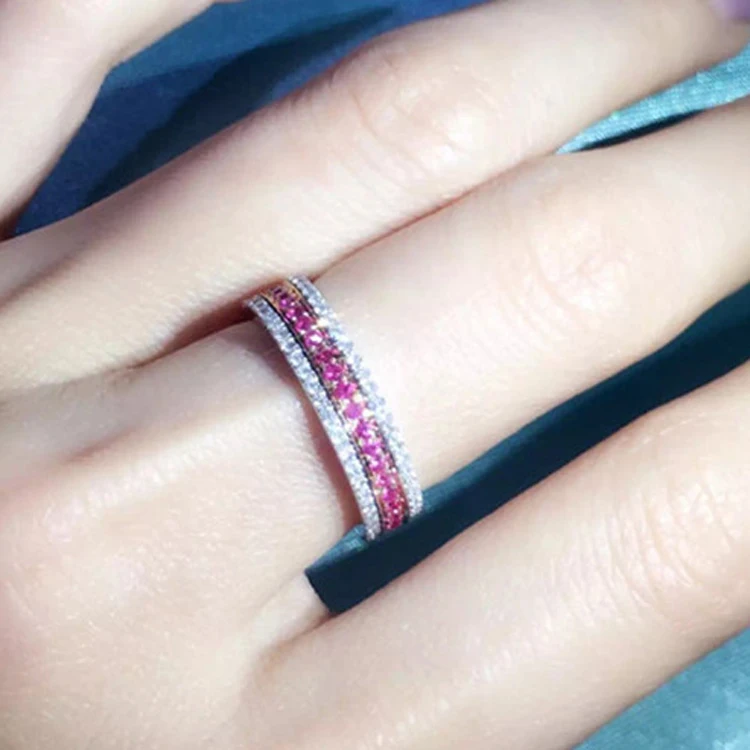 LASAMERO сертифицированное натуральное бриллиантовое кольцо акценты 18k золото