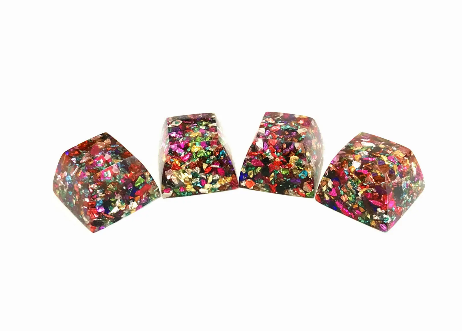 

Handmade DSA Shinning Gem Resin + Colorful Stone Keycap Keycaps For Cherry MX Mechanical Gaming Keyboard