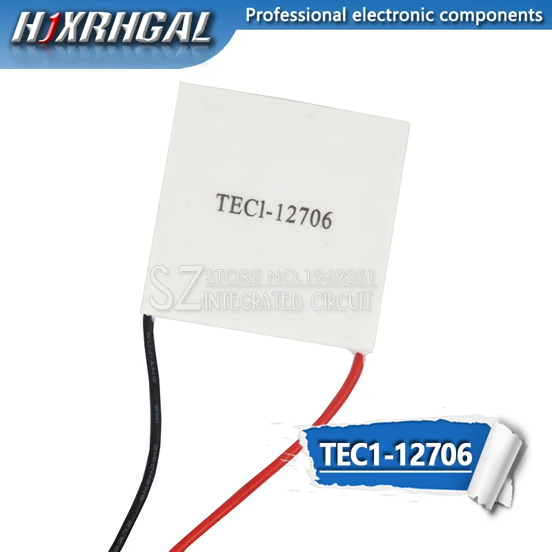 1 шт. TEC1-12705 Термоэлектрический охладитель Пельтье TEC1-12706 TEC1-12710 TEC1-12715 Пельтье Elemente модуль 40*40 мм 12709 12715 12712